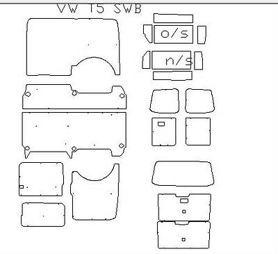 Vw transporter ply lining templates for pages
